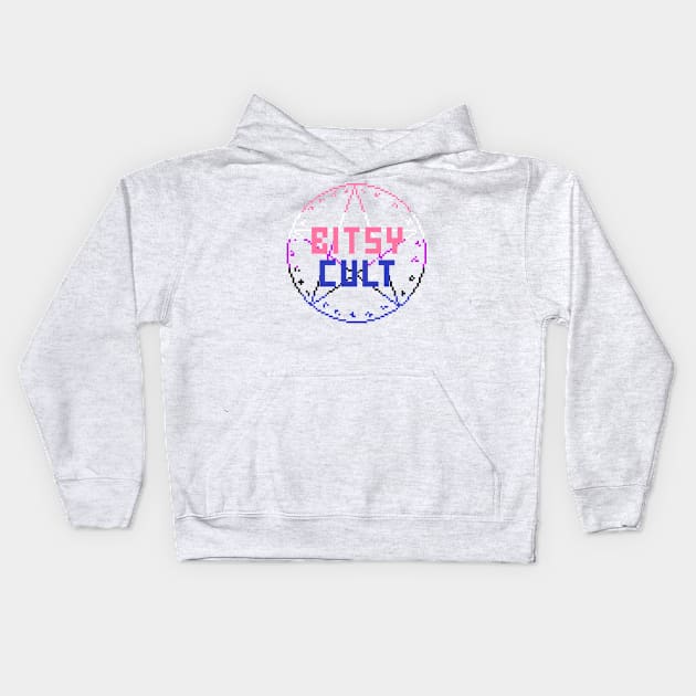 Genderfluid Bitsy Cult Kids Hoodie by le_onionboi